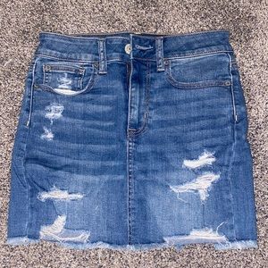 AMERICAN EAGLE JEAN SKIRT , size - 2 regular